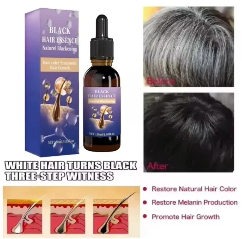 Scalp Care Black Essence Nourishes Hair Balances Oil Unclogs Follicles Boosts Shine thumbnail 4