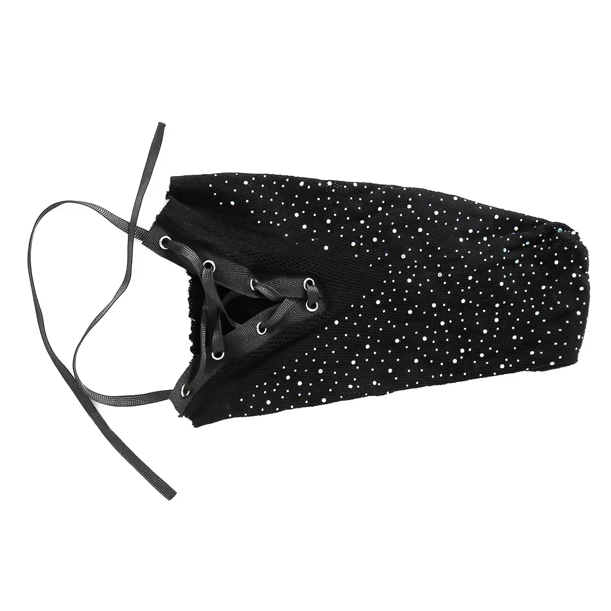 New Rhinestone Head Hood Cosplay Mask BDSM Restraint Headgear Roleplay Adult Games Slave Sex Toys For Men Women Flirting Toys thumbnail 5