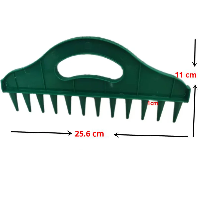 Generic Garden Seed Spacing Sowing Dibbler Plastic Handheld Punch Tool For Home Vegetable Plant Seedling Transplanting Gardening thumbnail 2