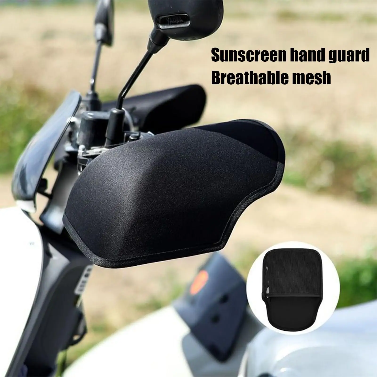 Motorcycle Handlebar Muffs Electric Vehicle Sun Protection Gloves Windproof breathability Hand Cover Waterproof Grip Accessories thumbnail 2