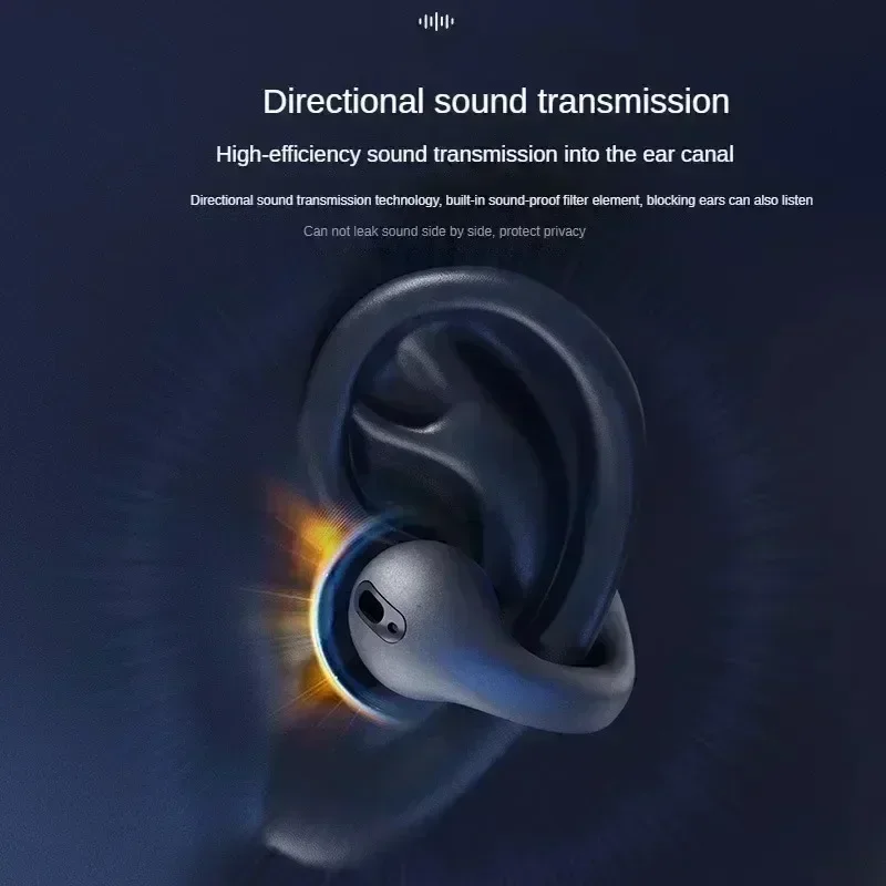 New Original T75 Bone Conduction Wireless Bluetooth Headphones Sports Earphones HiFi Sound Quality Waterproof TWS Headset thumbnail 6