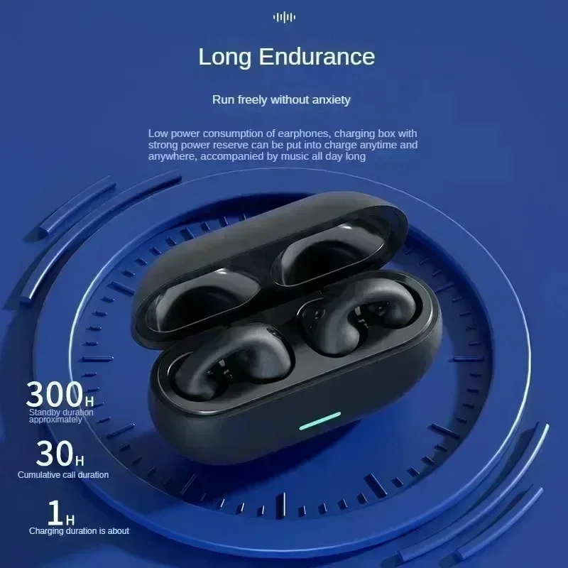 New Original T75 Bone Conduction Wireless Bluetooth Headphones Sports Earphones HiFi Sound Quality Waterproof TWS Headset thumbnail 5