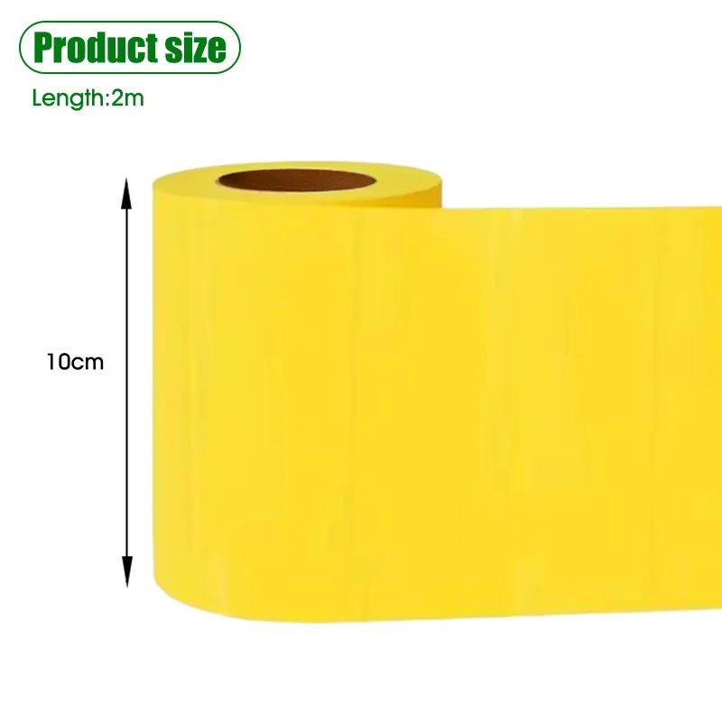 Double-Sided Sticky Insect Barrier Tape Yellow Waterproof Sticky Trap Effective Against Outdoor Pest Control for Plants Garden thumbnail 6