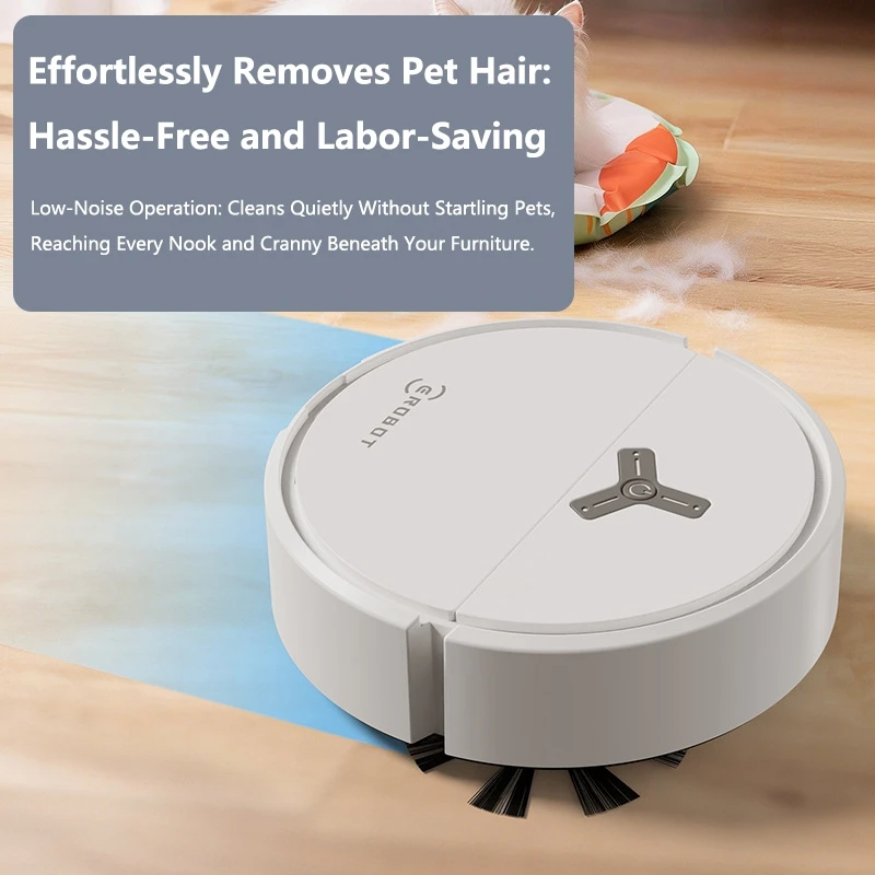 Lenovo 3 in 1 Smart Sweeping Robot Aspirateur Staubsauger Robot Vacuum Cleaner 4000Pa Carpet Hard Floor Home Cleaning Appliances thumbnail 5