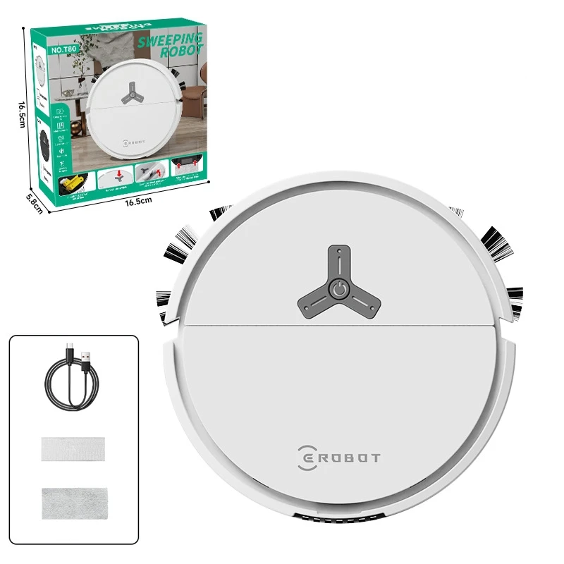 Lenovo 3 in 1 Smart Sweeping Robot Aspirateur Staubsauger Robot Vacuum Cleaner 4000Pa Carpet Hard Floor Home Cleaning Appliances thumbnail 6