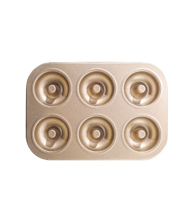 9-Piece 12-Piece Carbon Steel Donut Mold Non-Stick Baking Tray Eco-Friendly Durable Cake Mold Home Baking Tools thumbnail 5
