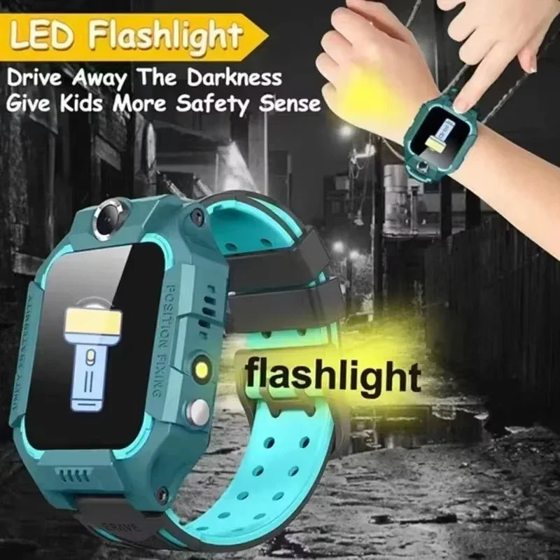 Lenovo 4G Kids Smart Watch 8K Camera SOS GPS Tracker Sim Card Call Waterproof Child Watch for Boys Girls Birthday Gift Android thumbnail 2