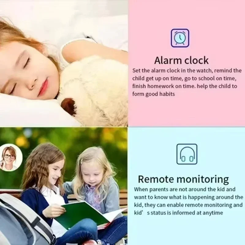 Lenovo 4G Kids Smart Watch 8K Camera SOS GPS Tracker Sim Card Call Waterproof Child Watch for Boys Girls Birthday Gift Android thumbnail 6