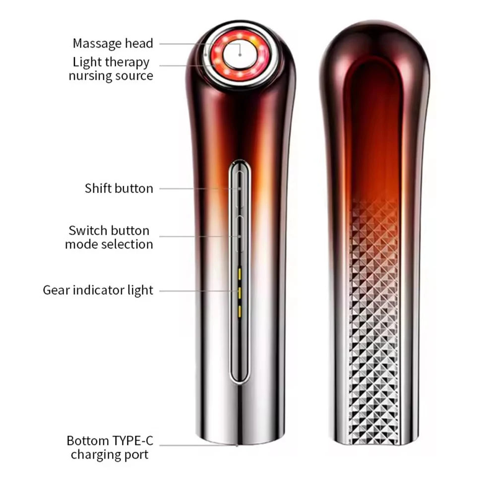 Skin Tightening Face Machine, Facial Massager Light Therapy for Face Microcurrent Facial Device Home Use Anti-Aging Device thumbnail 2