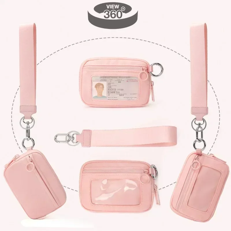 Waist Bag Polyester Waterproof Chest Bag Card Bag Wrist Bag Portable Bank Card Change Storage Bag Essential for Sports Travel thumbnail 3