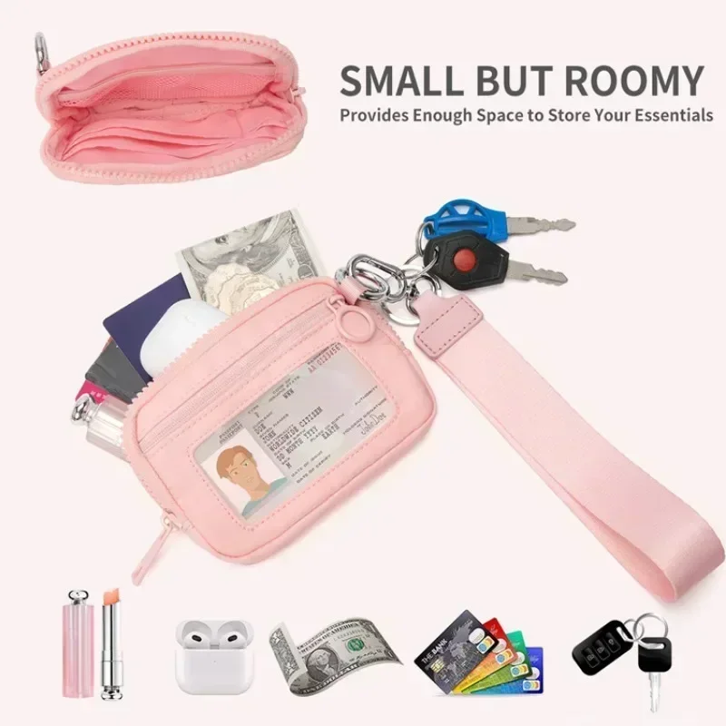 Waist Bag Polyester Waterproof Chest Bag Card Bag Wrist Bag Portable Bank Card Change Storage Bag Essential for Sports Travel thumbnail 6