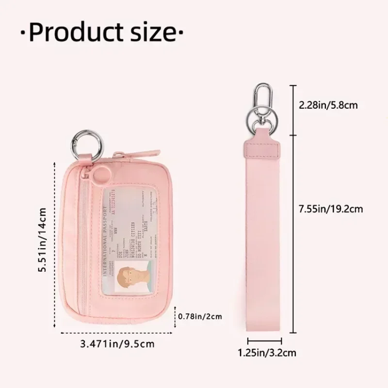 Waist Bag Polyester Waterproof Chest Bag Card Bag Wrist Bag Portable Bank Card Change Storage Bag Essential for Sports Travel thumbnail 2