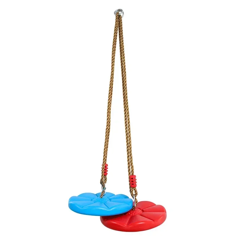 Thickened Octagonal Petal Shaped Kids Disc Swing Durable Hanging Rocking Chair for Indoor Outdoor Children Sports and Play Toys thumbnail 6