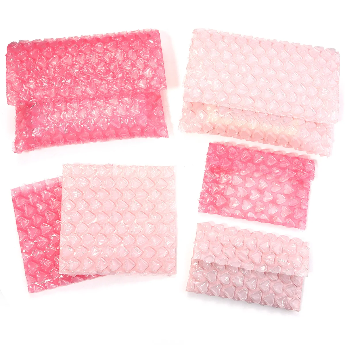 10pcs/lot Pink Heart Bubble Bags Bubble Envelope Padded Envelopes Storage Bag Business Bubble Mailers Shipping Packaging Pouches thumbnail 3