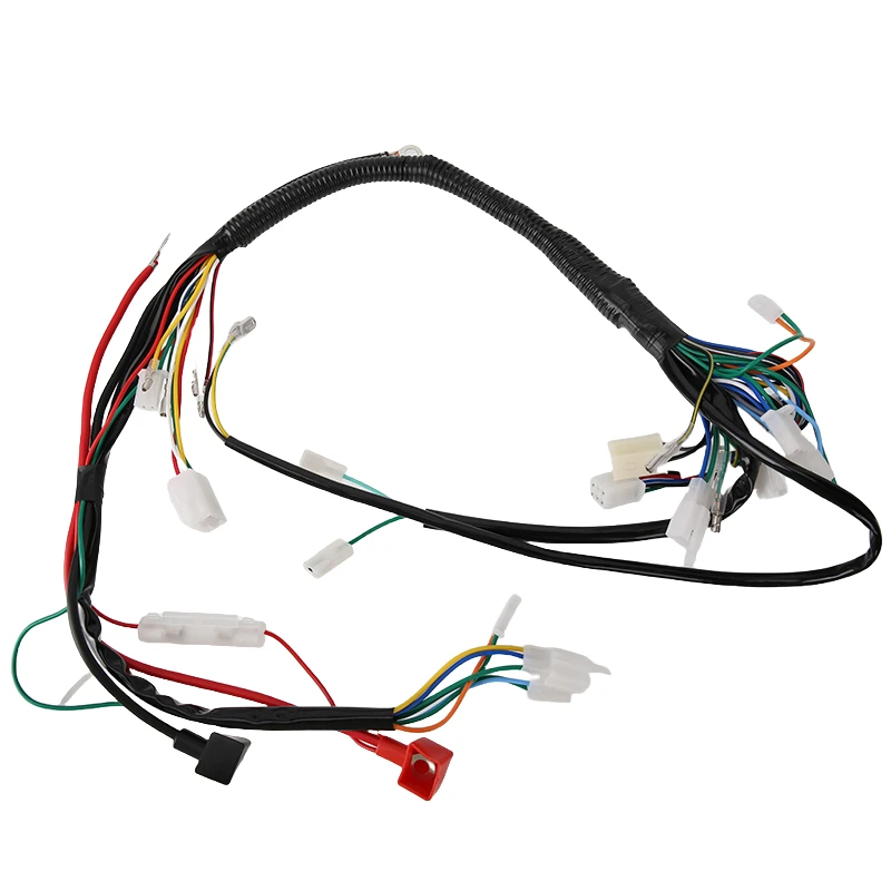Full Complete Electrics Wiring Harness CDI STATOR Kit For Motorcycle ATV Quad Pit Bike Buggy Go Kart 50cc-125cc 150CC-300CC thumbnail 6