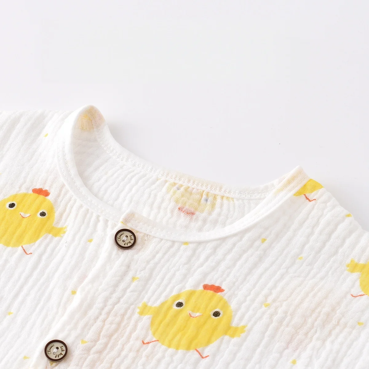 Baby Pajamas Set 0-3Y Spring Cartoon Muslin Cotton Infant Home Clothes Breathable Toddler Air Conditioned Sleepwear thumbnail 4