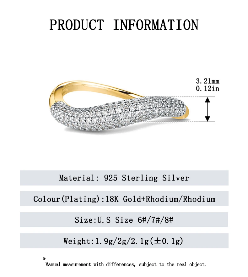 KUC Designer Jewelry Cloud Stackable Duo Set Rings Girls Original Certificate 925 Sterling Silver Geometric Ring Woman D thumbnail 6