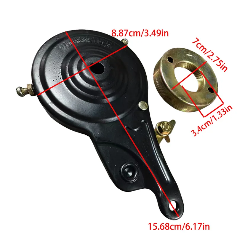 Band Brake Assembly W/ 70mm Black For Mini Moto Pocket Bike Shredder Outdoor Sports Bicycle Scooters Parts Accessories thumbnail 2