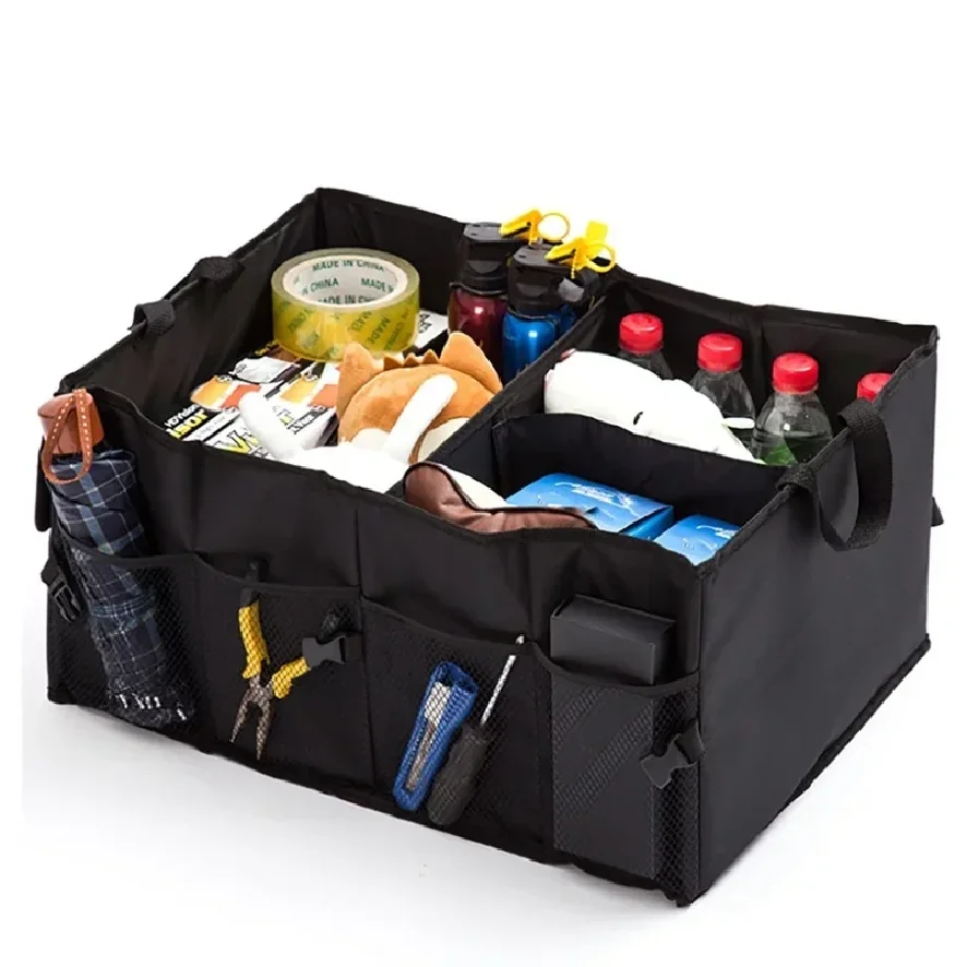 Big Capacity Car Storage Box Car Trunk Organizer Eco-Friendly Super Durable Collapsible Cargo Storage Tool Auto Trucks Trunk Box thumbnail 2