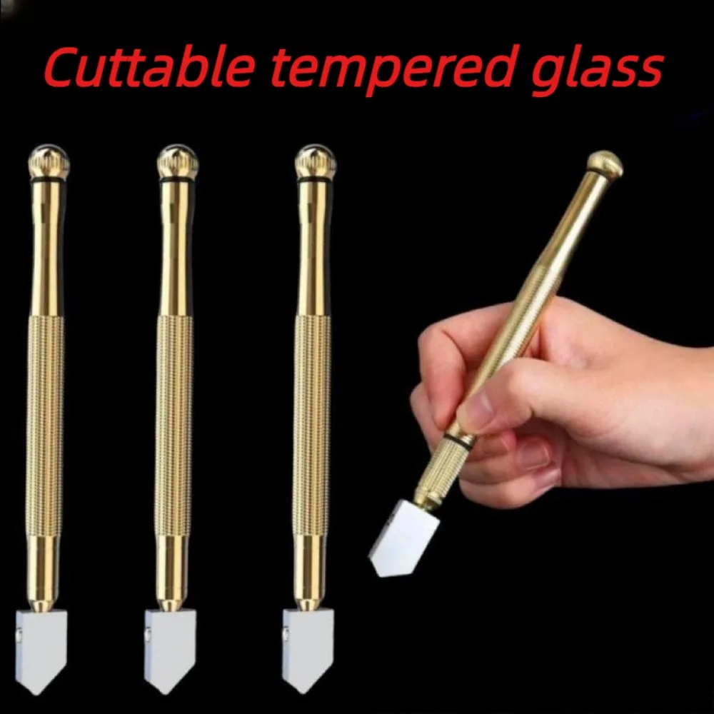 Easy to use and carry Glass Cutter Diamond Cutter 175mm Anti-Skid Handle Cutting Tool For Glass Diamonds And Minerals thumbnail 2