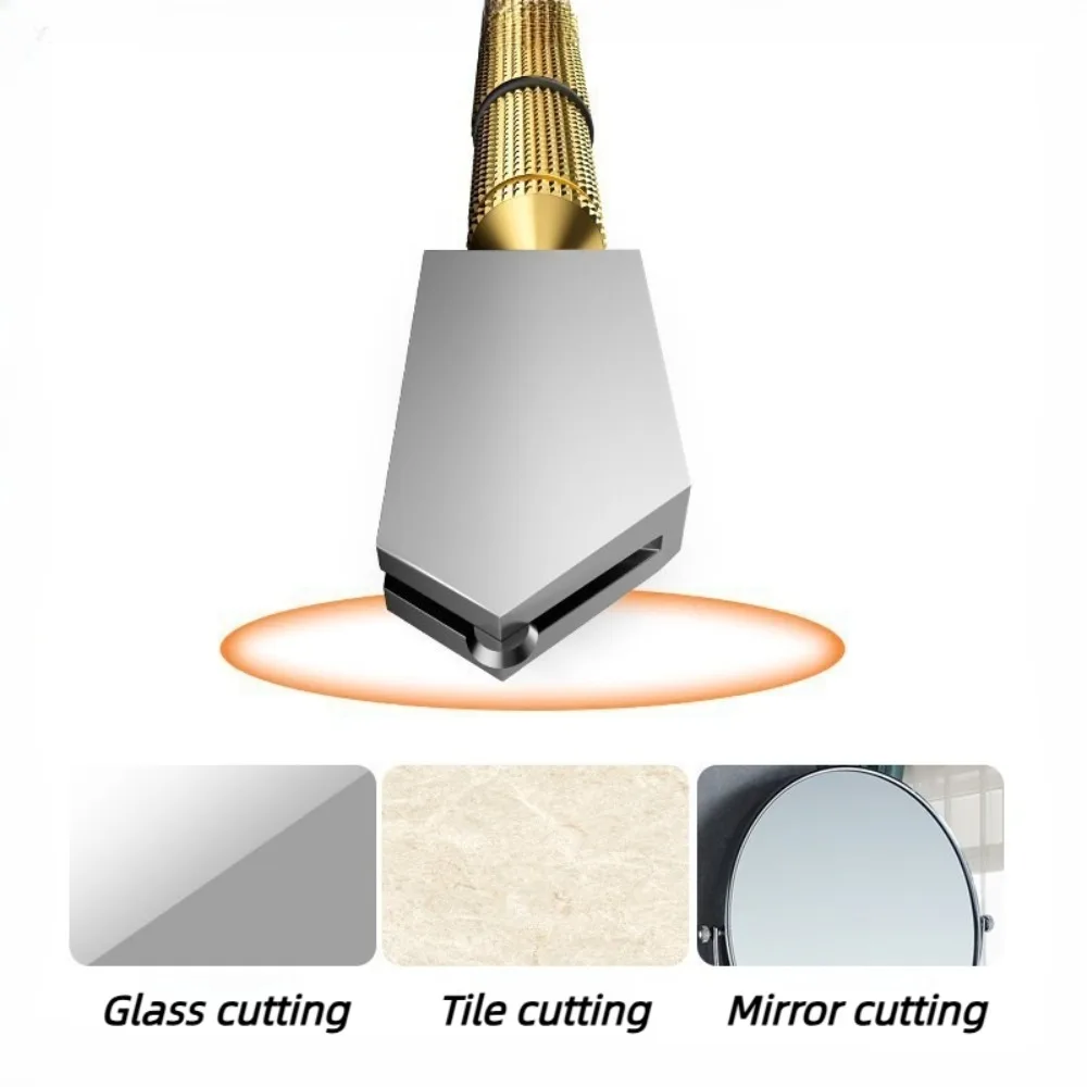 Easy to use and carry Glass Cutter Diamond Cutter 175mm Anti-Skid Handle Cutting Tool For Glass Diamonds And Minerals thumbnail 4