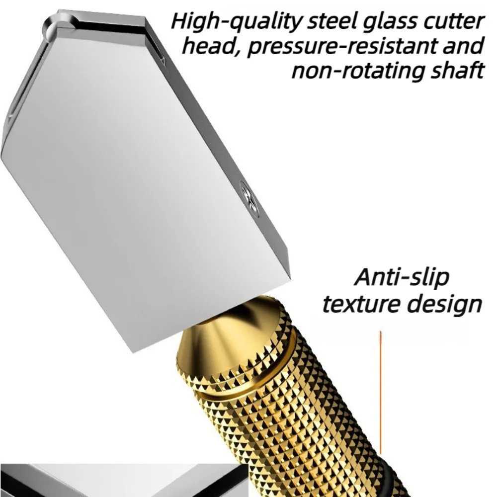 Easy to use and carry Glass Cutter Diamond Cutter 175mm Anti-Skid Handle Cutting Tool For Glass Diamonds And Minerals thumbnail 5