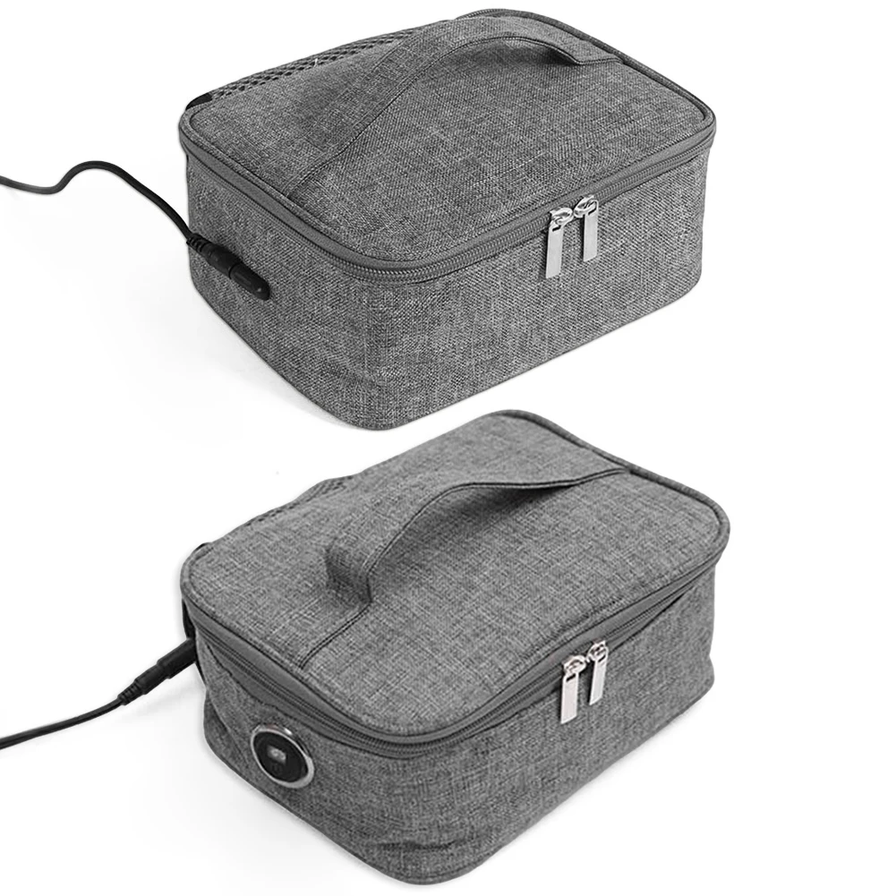 USB Rechargeable Insulated Lunch Bag Portable Electric Lunch Bag Electric Thermal Lunch Bag Reusable 3 Heat Levels for Women Men thumbnail 2