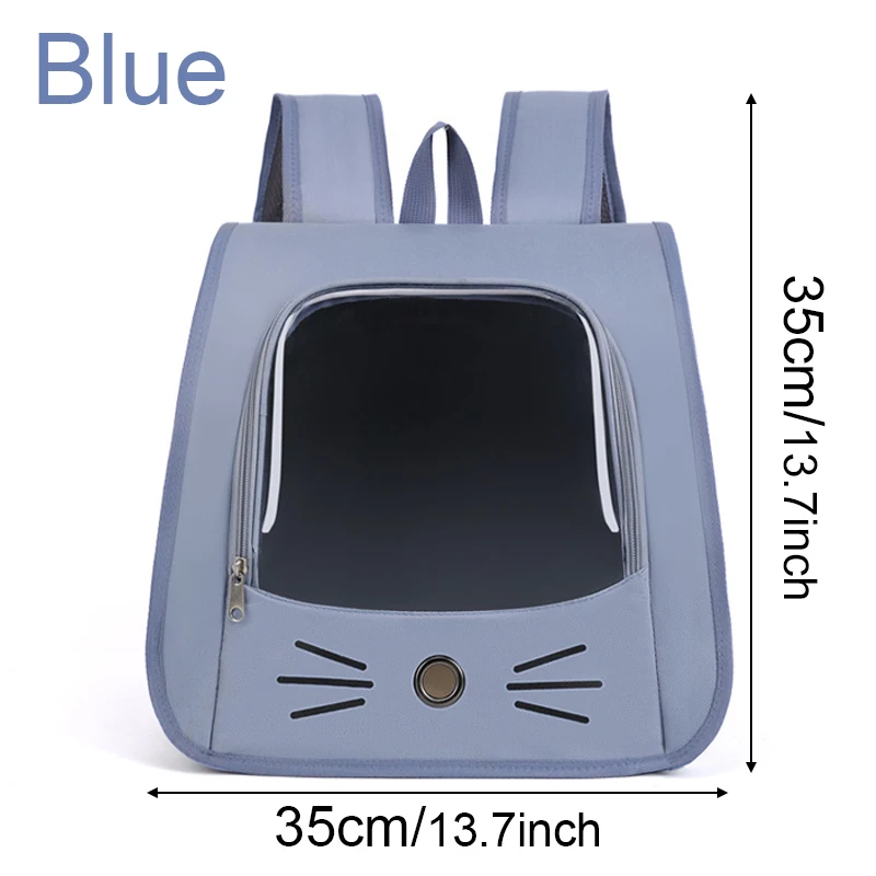 Transparent Pet Cat Carrier Bag Ventilate Cat Backpack Outdoor Travel Backpack Breathable Portable Shoulders Bag Travel Bag thumbnail 6