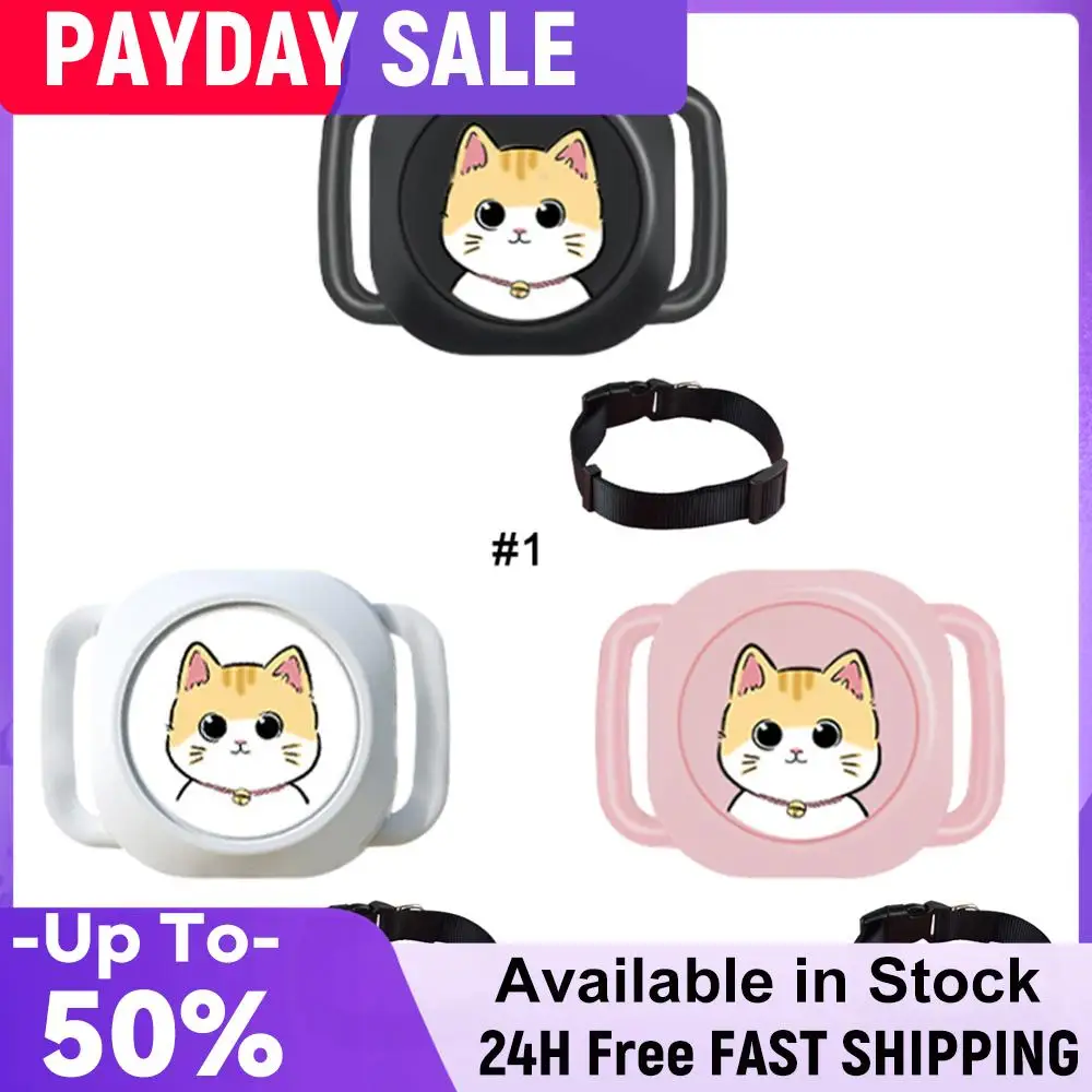Pet Anti-Lost GPS Tracker Bluetooth-compatible Smart Locator Real-Time Global Location Tracker for Dogs Cats