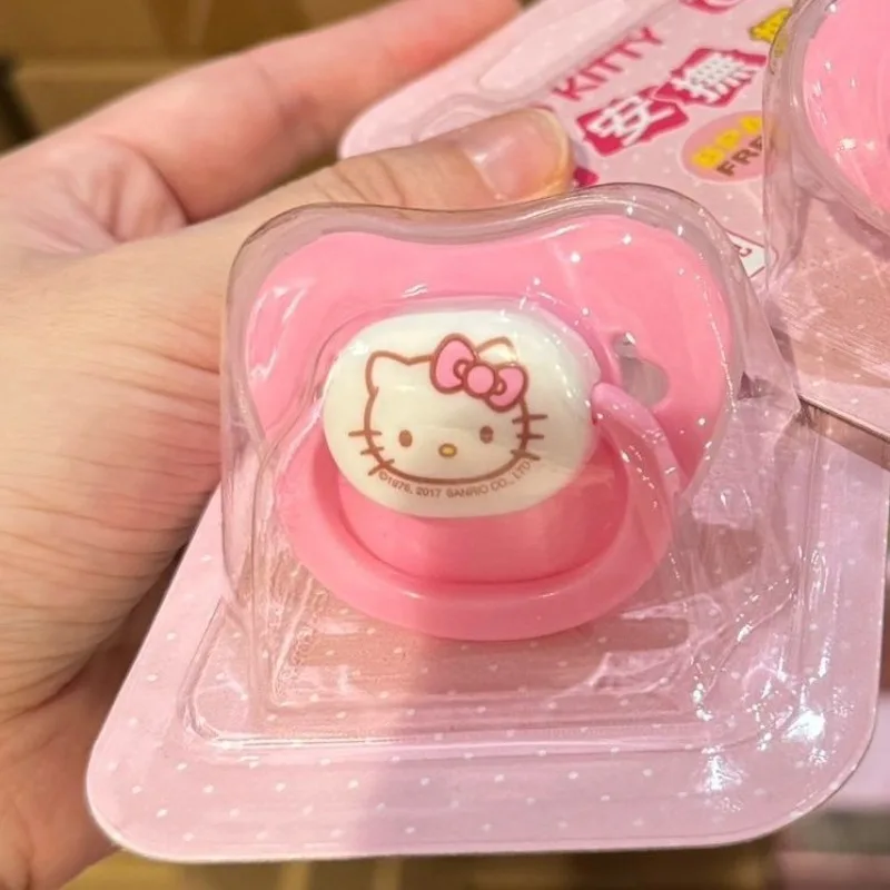 Anime Original Sanrio Hello Kitty Ultra Soft Baby Pacifier Silicone Newborn Soothers 2026 Food Grade Maternal and Child Supplies thumbnail 4