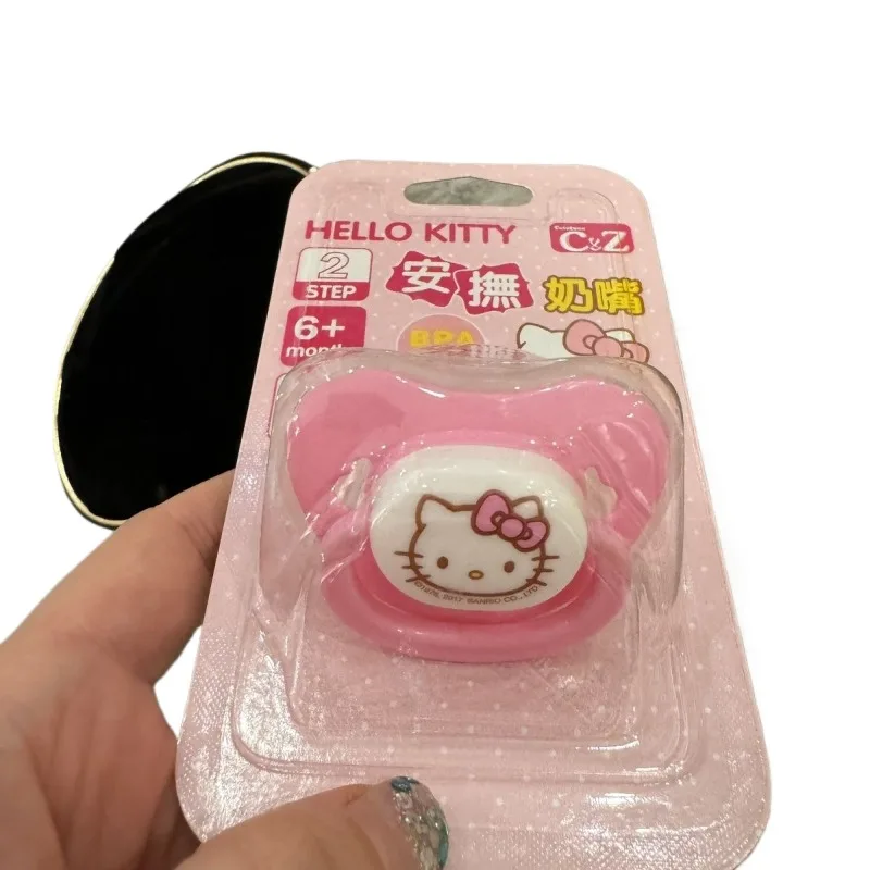Anime Original Sanrio Hello Kitty Ultra Soft Baby Pacifier Silicone Newborn Soothers 2026 Food Grade Maternal and Child Supplies thumbnail 5