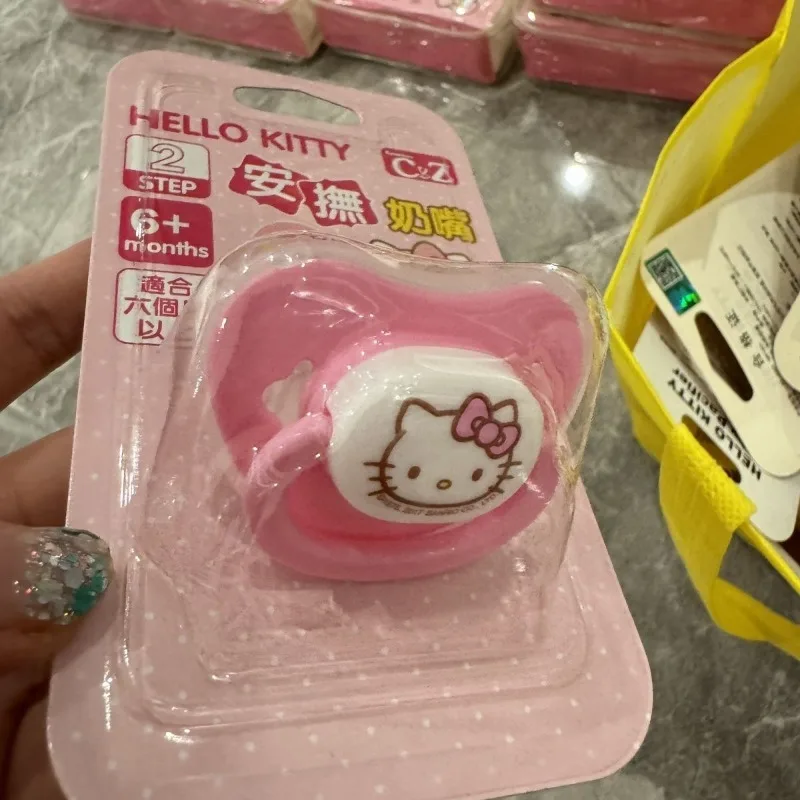 Anime Original Sanrio Hello Kitty Ultra Soft Baby Pacifier Silicone Newborn Soothers 2026 Food Grade Maternal and Child Supplies thumbnail 2