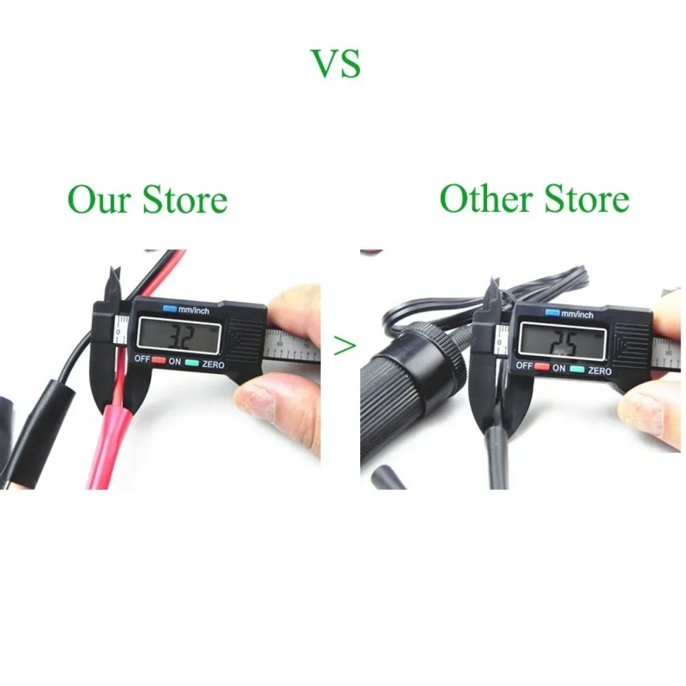 Car Battery Terminal to Cigarette Lighter Socket Adapter, 12V Power Outlet for Camping, Christmas Lights, Portable Use thumbnail 4