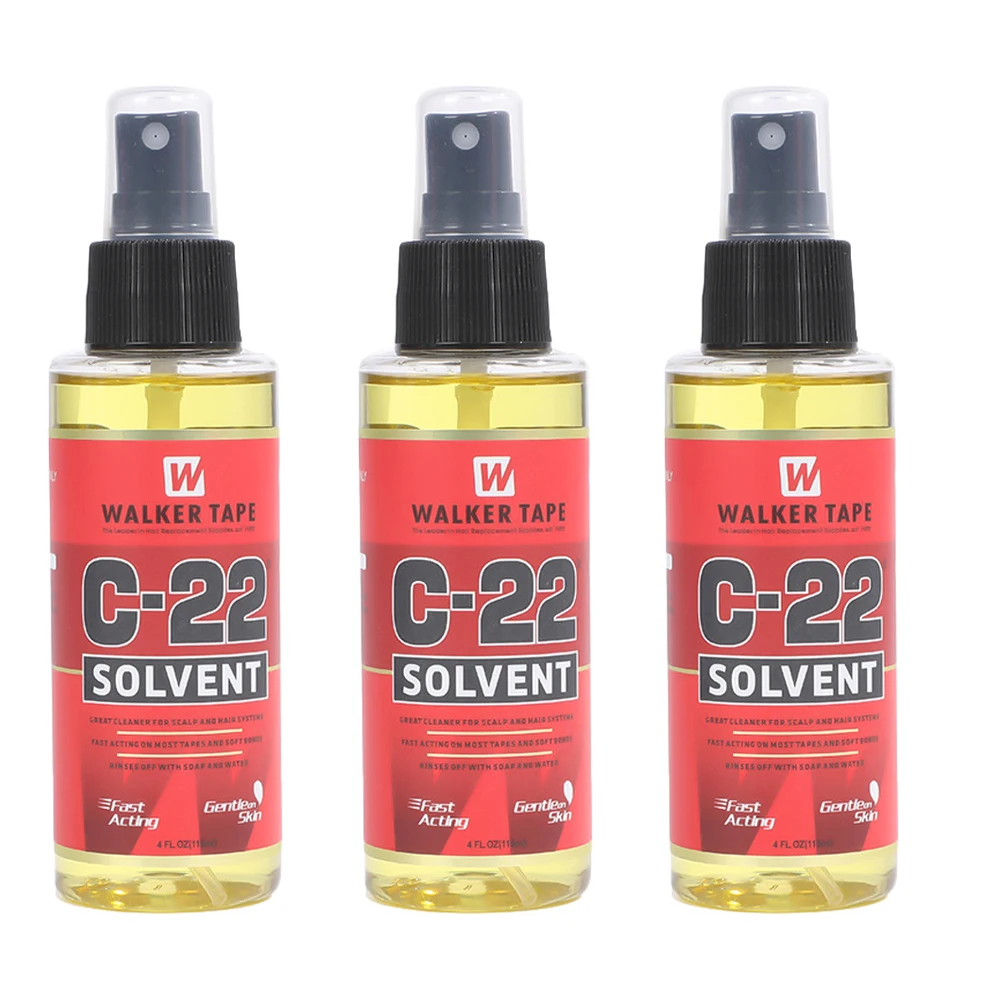 C-22/bottle Solvent Spray Remover for Lace Wigs Toupee Adhesive Removers Wig Glue Remover for Tape Hair Extensions thumbnail 2