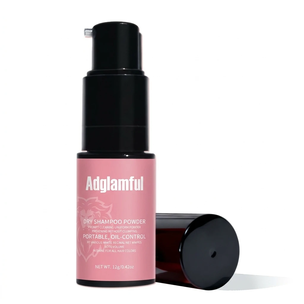 Adglamful 12g Dry Shampoo Powder Oil Control Breathable Lightweight Waterless Hair Powder Instant Refreshing Fluffy for Travel thumbnail 6