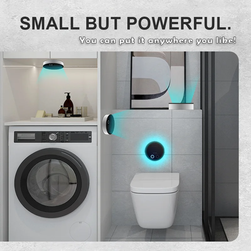 Home Air Purifier, Ozone Odor Eliminator Toilet Deodorizer, Air cleaner for Bathroom, stink/smell/odor purification sterilizer thumbnail 5