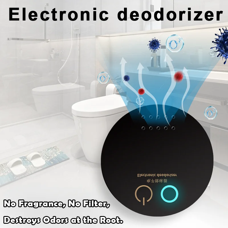 Home Air Purifier, Ozone Odor Eliminator Toilet Deodorizer, Air cleaner for Bathroom, stink/smell/odor purification sterilizer thumbnail 4