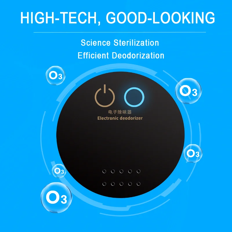 Home Air Purifier, Ozone Odor Eliminator Toilet Deodorizer, Air cleaner for Bathroom, stink/smell/odor purification sterilizer thumbnail 2