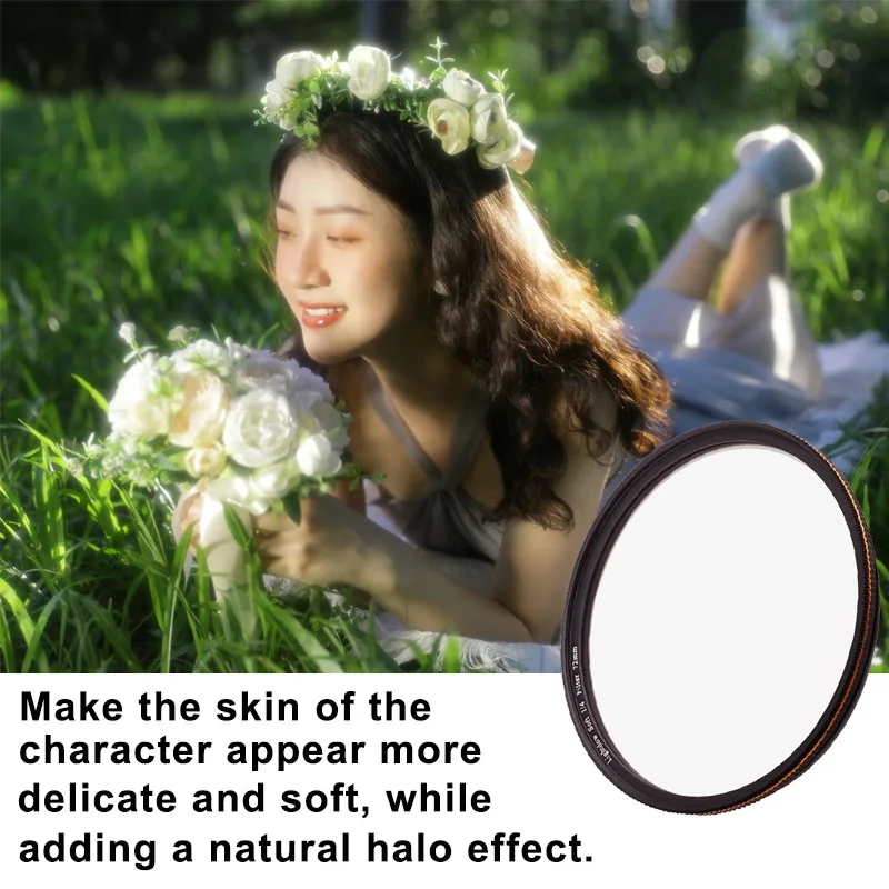 1/4 1/8 Soft White Diffusion Lens Filter 49mm 52mm 55mm 58mm 62mm 67mm 72mm 77mm 82mm for Camera Canon Nikon Sony Lens Filter thumbnail 4