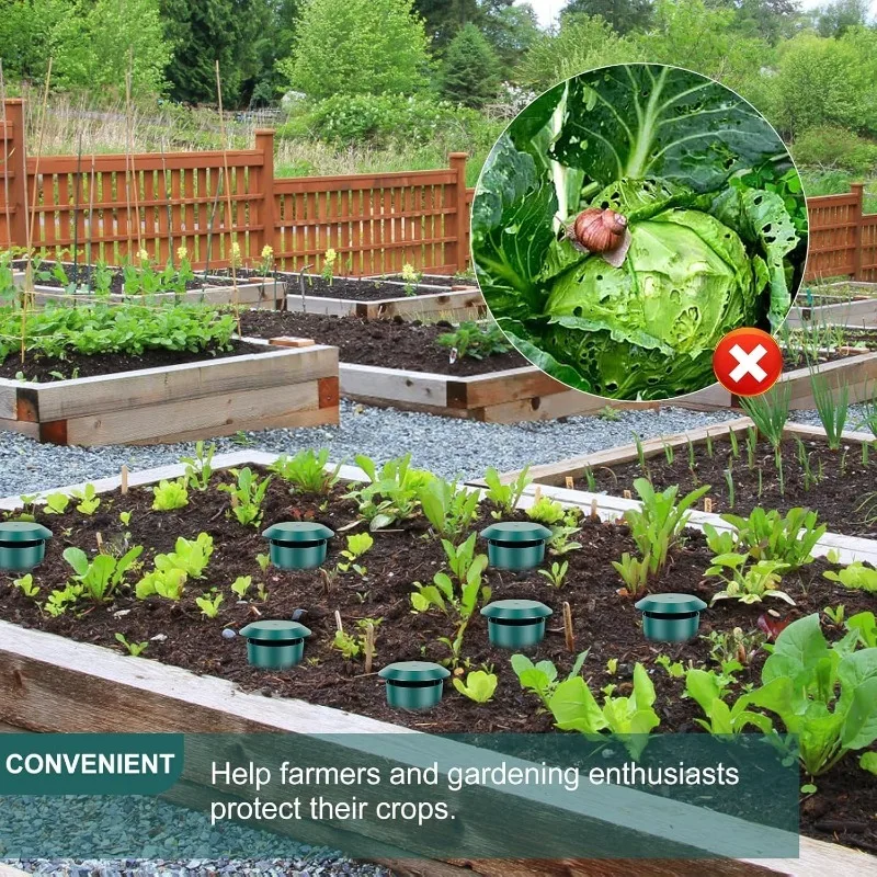 Wholesale Snail Trap Catcher Garden Slug Cage Reusable Pests Bait Station Tools Garden Farm Protector Tools Garden Accessories thumbnail 3