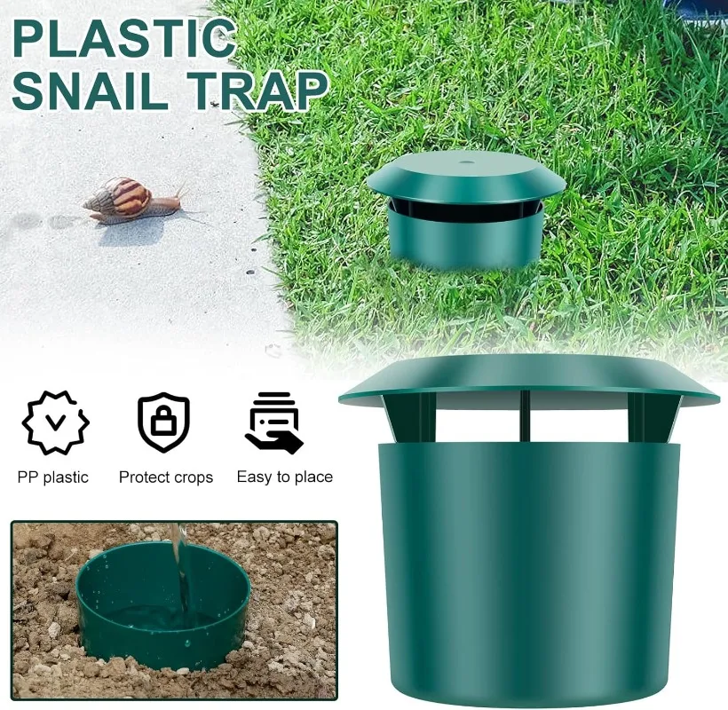 Wholesale Snail Trap Catcher Garden Slug Cage Reusable Pests Bait Station Tools Garden Farm Protector Tools Garden Accessories thumbnail 2