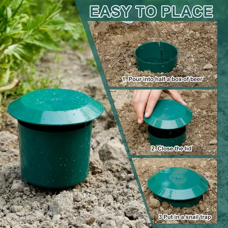 Wholesale Snail Trap Catcher Garden Slug Cage Reusable Pests Bait Station Tools Garden Farm Protector Tools Garden Accessories thumbnail 5