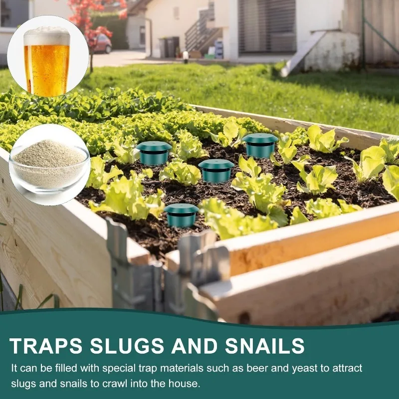 Wholesale Snail Trap Catcher Garden Slug Cage Reusable Pests Bait Station Tools Garden Farm Protector Tools Garden Accessories thumbnail 4