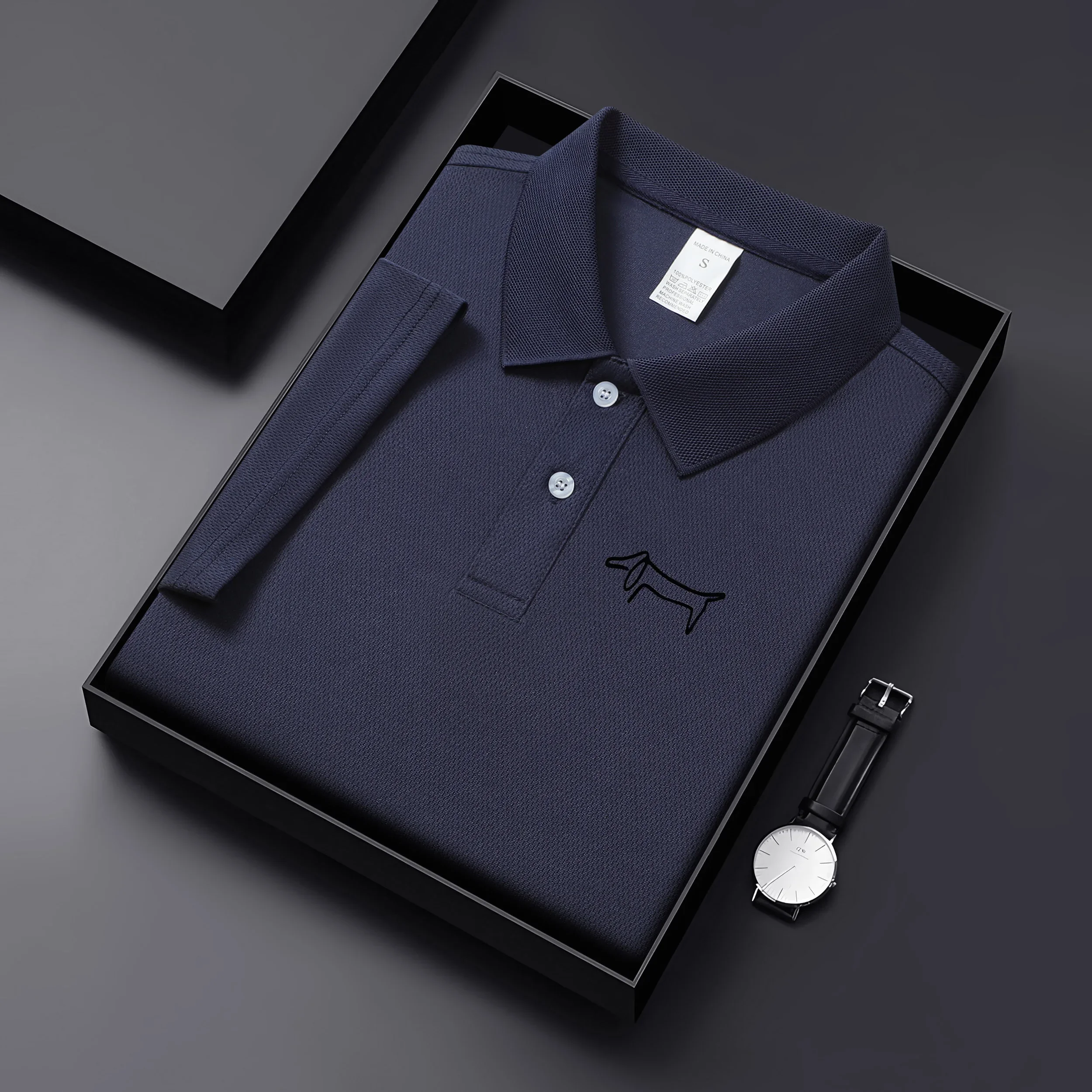 High Quality Breathable Men Polo Shirts Casual Solid Color Short Sleeve Polo Shirt For Men/Women Summer Desiger Gift Clothing thumbnail 4