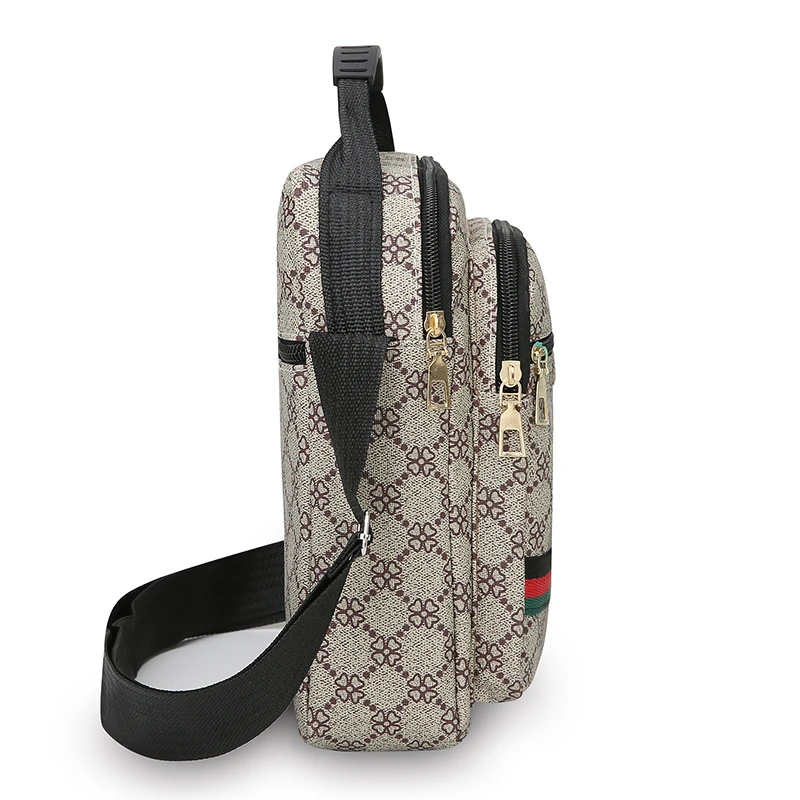 Crossbody Bag Men New Trendy Multi Layer Versatile Shoulder Handbag Casual Business Sling Messenger Bag for Daily Use and Travel thumbnail 5