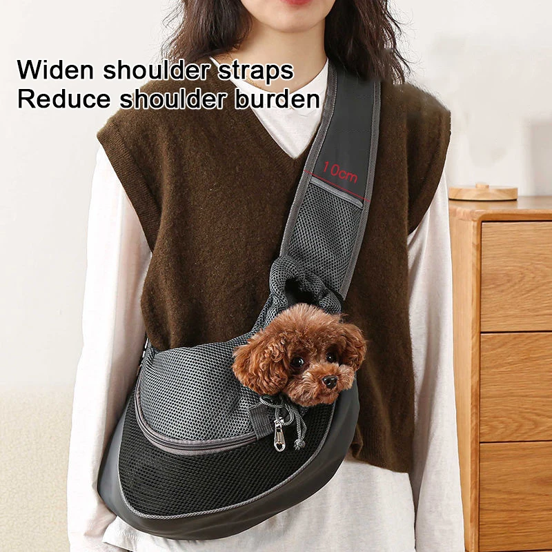 Pet Cat Dog Carrier Backpack Travel Tote Shoulder Bags Mesh Sling Carry Pack Pet Carrying Supplies Crossbody Shoulder Bag thumbnail 5