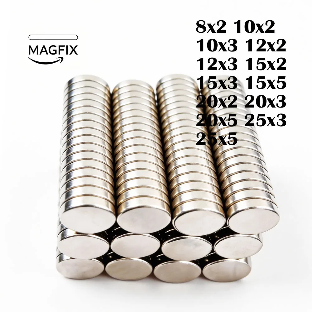 MAGFIX Super Strong Round Neodymium Disc Magnets Strong Permanent Circular Magnet Multi Size for DIY Industrial Craft Magnetic thumbnail 3
