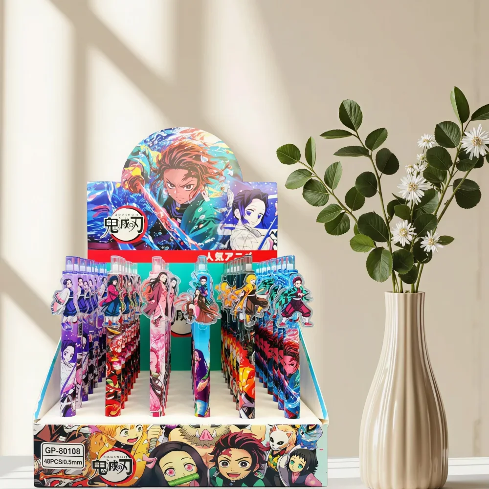 Hot Gel Pen Student Writing Pen Anime Character Stationery School Supplies Gift Seasonal Companion thumbnail 4