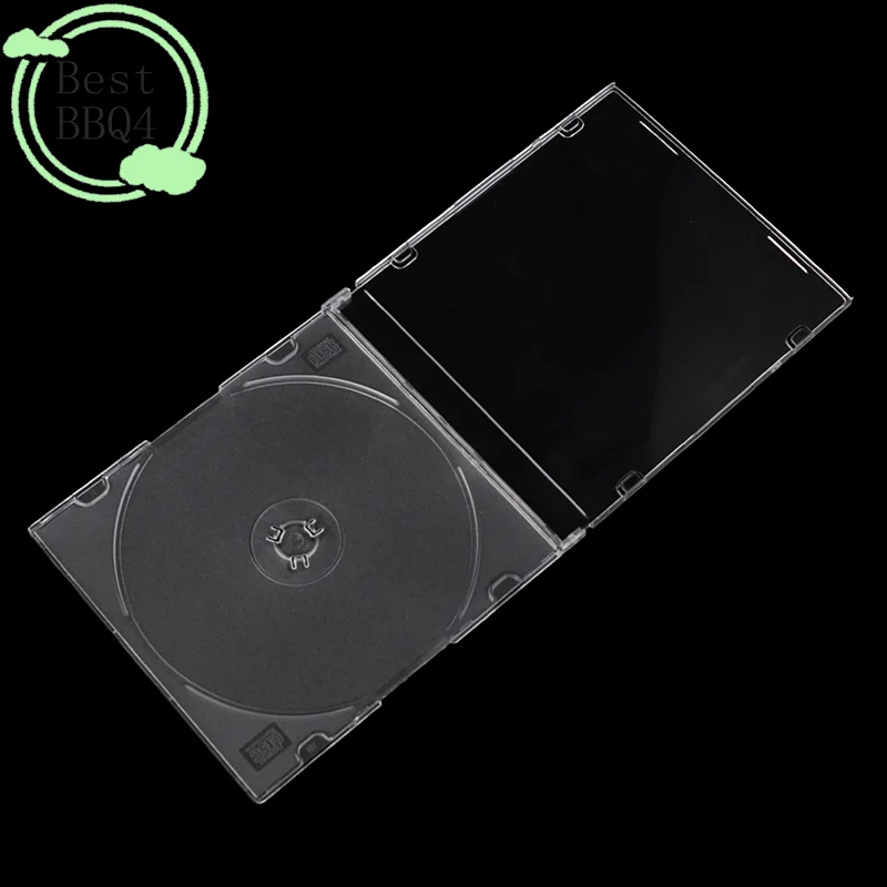 (BBQ4)CD Storage Case Transparent Stand Acrylic Holders For CDs DVD Storage Holder Transparent thumbnail 4