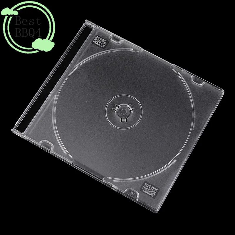 (BBQ4)CD Storage Case Transparent Stand Acrylic Holders For CDs DVD Storage Holder Transparent thumbnail 6